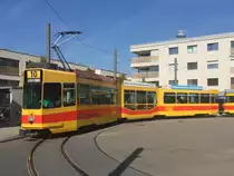 Be 4/8 217 unterwegs auf der Linie 10 in Dornach, 27.09.15