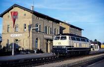 215 011  Schwäb. Hall - Hessental  25.11.86