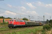 218 399-4 mit dem DPE 87642 (St Georgen/Schw. - Hausach) in St.Georgen 9.8.15