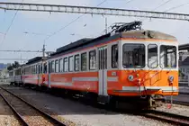 ASm: Erste und zweite Fahrzeuggeneration in Langenthal abgestellt am 20. Oktober 2015.
Foto: Walter Ruetsch