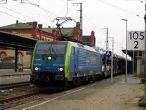 Am 21.10 .2015 kam die 189 804 von der PKP Cargo (MRCE Dispolok) aus Richtung Berlin nach Stendal und fuhr weiter in Richtung Hannover . 