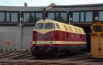 118 119 wurde am 26.09.15 im Bahnbetriebswerk Wittenberg Altstadt vorgestellt. Bei ihr handelt es sich ursprünglich um 118 001 der ITL.