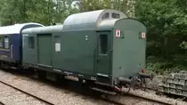 Bagagewagen, ex Deutsche Reichsbahn / in Beekbergen am 6.9.2014 beim großen Eisenbahn-Spektakel  „Terug naar Toen - Zurück nach Damals“ der Museumseisenbahn VSM in Beekbergen / NL,


