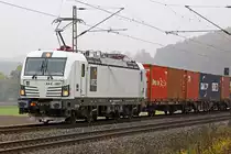 MRCE  X4E-607 # 193 607-8 D-Dispo am 29.10.2015  13:38 nördlich von Salzderhelden am BÜ 75,1 in Richtung Göttingen