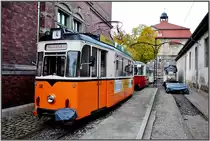 Auf dem Freigelände des Depot sind weitere Wagen abgestellt. (24.10.2015)