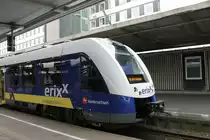 07.04.2015: Leider seit Fahrplanwechsel Dezember 2014 Alltag auf der Strecke Braunschweig-Uelzen.
Hier kam 622 706-9 von erixx aus Uelzen im Braunschweiger Hauptbahnhof an.