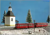 Mehr oder weniger friedliche Winteridylle in  Z  Spur. 
21. Dez. 2014