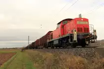 294 647-3 DB Schenker bei Lichtenfels am 10.11.2015.