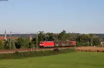 185 393-6 mit einem Mini GZ bei Heidelsheim 1.10.15