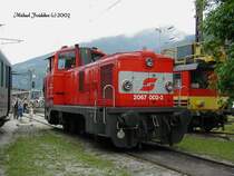 2067 002-2 am 07.Juni 2003 in der Traktion Selzthal