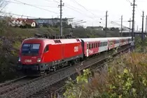 1116 059 mit REX bei Parndorf am 16.11.2015.