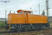 346 756-0 am 05.07.2003 im Bahnhof Freiberg / Sachsen.