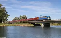 1216 920 mit Containerzug am 17.09.2015 in Plattling.