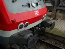 Die Front eines DB Regio Steuerwagen Bauart Wittenberge am 21.11.15 in Frankfurt am Main Hbf