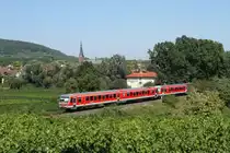 Der 628 313 in Deidesheim (Pfalz) am 30.08.15.