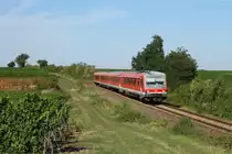 Der 628 488 bei Kirchheim (Weinstrasse) am 30.08.15. 
