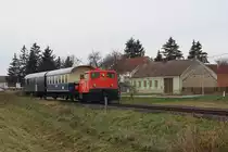 BIF 2060.14 mit dem SBED 93959 am 22.November 2015 kurz vor Wilfersdorf-Hobersdorf.