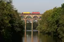 143 012-3 mit dem Putzzug bei Bietigheim 12.10.15