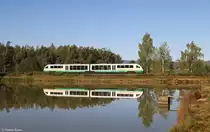 VT 12 als OPB 74252 am 27.09.2015 bei Wiesau.