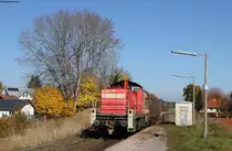 294 695-2 mit dem EK 55837 (Villingen(Schwarzw)-Neustadt(Schwarzw)) bei Rötenbach 26.10.15