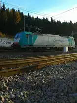 483 013-5 von CAPTRAIN am 8.11.2015 im Bahnhof Tarvisio Boscoverde.