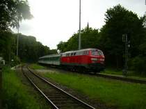 Ein RE von K�ln Hbf nach Euskirchen. Er fuhr gerade durch den Bhf. Kierberg in Br�hl.
