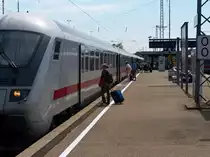 Nicht nur in Hamburg oder München bekommt man die Gelegenheit am Kilometer 0,0 in einen Fernzug einzusteigen, sondern auch in Crailsheim. 23.08.2015