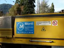 Monti GmbH Aufschriften am 10.12.15 in Neckargemünd