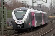 ENNO von Metronom 106 als RE 30 nach Wolfsburg bei der Einfahrt in Lehrte 2.1.2016