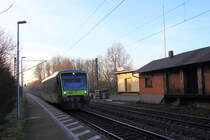 VT650.715 Agilis in Michelau/ Oberfranken am 28.12.2015.