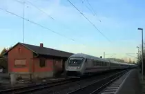 IC Steuerwagen in Michelau/ Oberfranken am 28.12.2015.