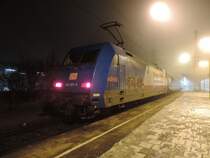 101 071 am IC 2372 nach Stralsund Hbf am 11.1.16