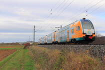 ET 445.107 ODEG bei Lichtenfels am 10.11.2015.