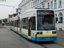 Bombardier Nr. 819 des Nahverkehr Schwerin in Schwerin am 12.08.2015