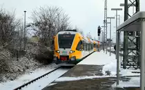 Am 17.01.2016 kamen die 646 045 und die 646 040 von der ODEG aus Richtung Rathenow nach Stendal .