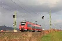 442 105 DB Regio bei Bad Staffelstein am 12.11.2015.