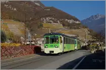 Von Les Diablerets kommend, erreicht der ASD Regionalzug 445 in Kürze sein Ziel Aigle.
1. Nov. 2015