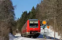 611 030-7 als IRE 3213 (Neustadt(Schwarzw)-Ulm Hbf) bei Löffingen 20.1.16