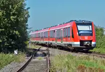 620 527 S23 Bonn - Bad Münstereifel, beim stillgelegten NATO-Gleis in der  Pampas  zwischen Rheinbach und Odendorf - 11.09.2015