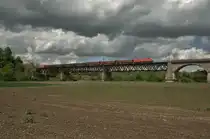152 121 am 07.05.15 auf der Mariaorter Brücke bei Regensburg