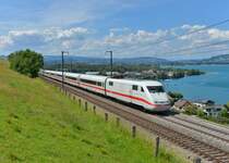 Ein ICE 1 am 20.06.2014 bei Einigen. 