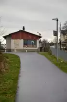 Fahrdienstleiter Stellwerk und Schrankenwärterbude in einem, in Weilerswist.
23.1.2016