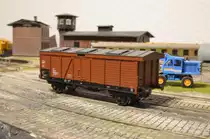 Piko 54103 Behelfskaliwagen Klappdeckelwagen DR 20 50 560 2091-5 T-v 5602 Foto: 02/2016