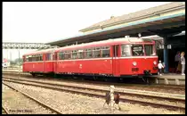 795240 war eines der Gastfahrzeuge beim Bahnhofsfest in Sinsheim am 26.6.1993.