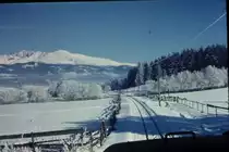 1974 Januar - VL 13 der Steiermärkischen Landesbahnen - zwischen Mariapfarr und Tamsweg
