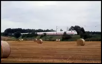 Bei Klein Süstedt war am 29.8.1993 um 17.18 Uhr der ICE 691 in Form des 401578 in Richtung Hannover zu sehen.