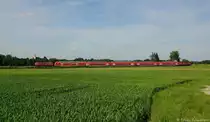 218 416 (92 80 1218 416-6 D-DB) + 445 (92 80 1218 445-5 D-DB) mit RB27055 am 15.06.2013 bei Dorfen