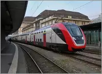 Heute gab es auf dem Weg zur Arbeit viel zu sehen und zu fotografieren: 
Zum Schluss noch was ganz neues: Der SBB RABe 502 (UIC 94 85 0502 203-8 CH-SBB) Twindexx in Lausanne. 
18. Feb. 2016