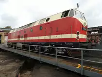 aufgenommen am 20.09.2015 in Berlin Schöneweide zum BW Fest.
Die Dampflokfreunde werden auch in Zukunft ihren Anschluss an die Bahn behalten,die Anbindung an das neue ESTW- BGKW/ SWP ist gesichert.