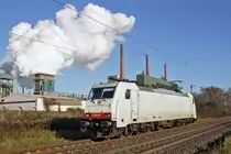 Lokomotive E 186 237 am 26.22 2015 in Bottrop.